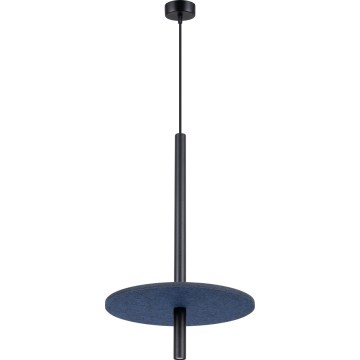 Lampada a sospensione con cavo FELTRO 1xG9/8W/230V nero/blu