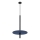 Lampada a sospensione con cavo FELTRO 1xG9/8W/230V nero/blu