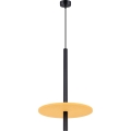 Lampada a sospensione con cavo FELTRO 1xG9/8W/230V nero/giallo