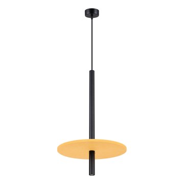 Lampada a sospensione con cavo FELTRO 1xG9/8W/230V nero/giallo