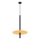 Lampada a sospensione con cavo FELTRO 1xG9/8W/230V nero/giallo