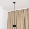 Lampada a sospensione con cavo GAMBIT 1xGU10/10W/230V nera