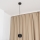 Lampada a sospensione con cavo GAMBIT 1xGU10/10W/230V nera