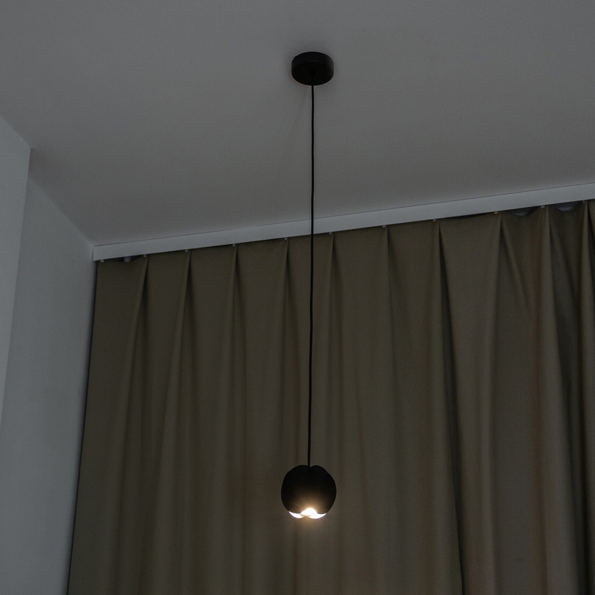 Lampada a sospensione con cavo GAMBIT 1xGU10/10W/230V nera