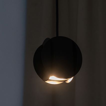 Lampada a sospensione con cavo GAMBIT 1xGU10/10W/230V nera