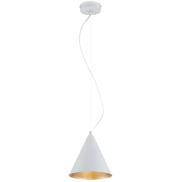 Lampada a sospensione con cavo GANNA 1xE27/15W/230V grigia