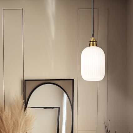 Lampada a sospensione con cavo HECTOR 1xE27/15W/230V Ø 14 cm