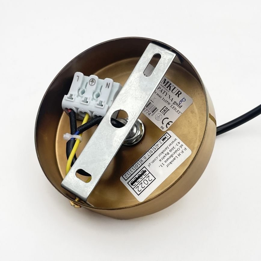 Lampada a sospensione con cavo HECTOR 1xE27/15W/230V Ø 20 cm