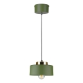 Lampada a sospensione con cavo IGNIA 1xE27/60W/230V verde