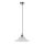Lampada a sospensione con cavo JULL 1xE27/15W/230V, cromo lucido/trasparente