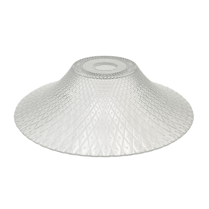 Lampada a sospensione con cavo JULL 1xE27/15W/230V, cromo lucido/trasparente