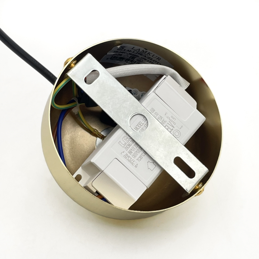 Lampada a sospensione con cavo LED BONNIE LED/10W/230V 3000K oro