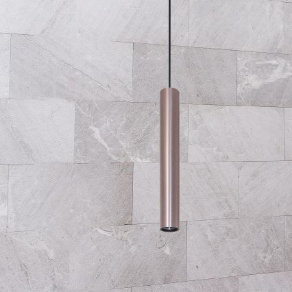 Lampadario a cavo LUNGOMARE 1xGU10/10W/230V cromo opaco