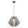 Lampada a sospensione con cavo MARGARET 1xE27/40W/230V grigio