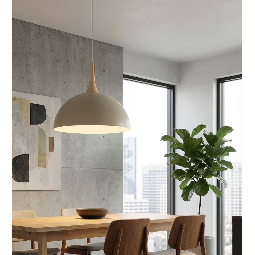Lampada a sospensione con cavo NAUTICA 1xGX53/12W/230V beige