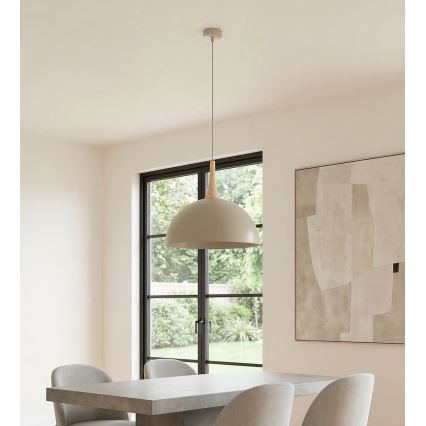 Lampada a sospensione con cavo NAUTICA 1xGX53/12W/230V beige