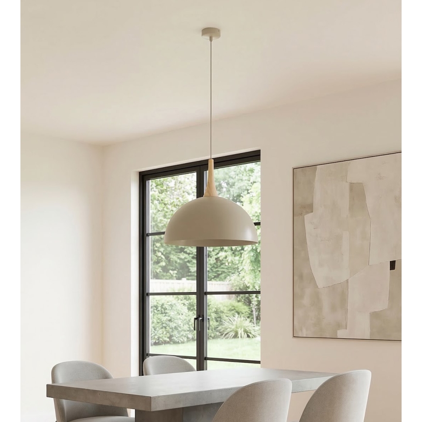 Lampada a sospensione con cavo NAUTICA 1xGX53/12W/230V beige