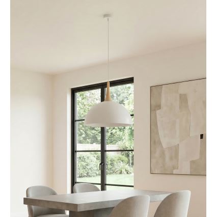 Lampada a sospensione con cavo NAUTICA 1xGX53/12W/230V bianca