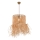 Lampada a sospensione con cavo NESS 1xE27/40W/230V in rafia
