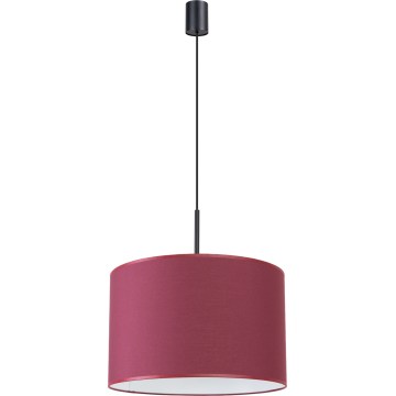 Lampada a sospensione con cavo NEVIA 1xE27/15W/230V Ø 40 cm, rossa