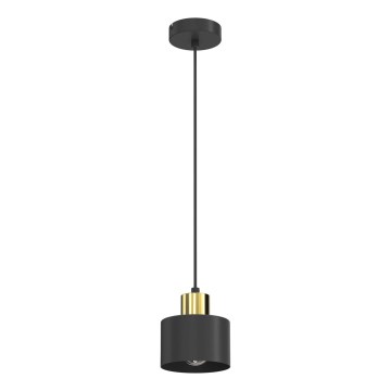 Lampada a sospensione con cavo PARKLA 1xE27/15W/230V nera
