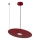 Lampada a sospensione con cavo PIATTO 1xGX53/15W/230V Ø 35 cm bordeaux