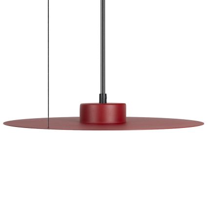 Lampada a sospensione con cavo PIATTO 1xGX53/15W/230V Ø 35 cm bordeaux