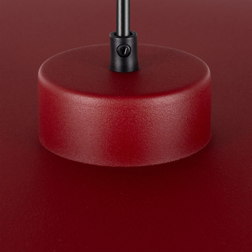 Lampada a sospensione con cavo PIATTO 1xGX53/15W/230V Ø 35 cm bordeaux