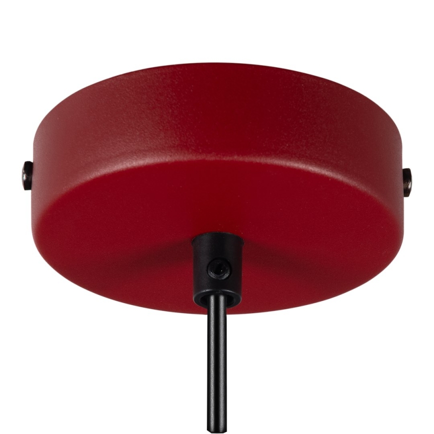 Lampada a sospensione con cavo PIATTO 1xGX53/15W/230V Ø 35 cm bordeaux