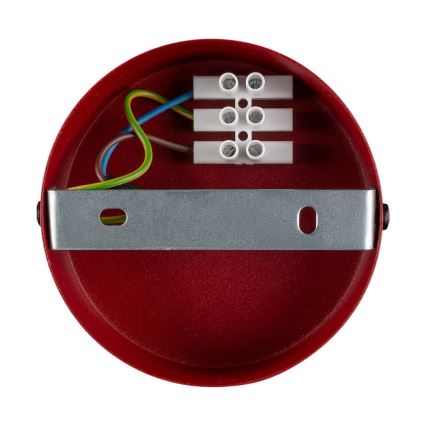 Lampada a sospensione con cavo PIATTO 1xGX53/15W/230V Ø 35 cm bordeaux