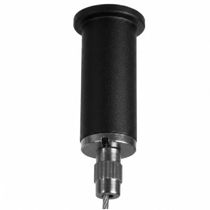Lampada a sospensione con cavo PIATTO 1xGX53/15W/230V Ø 35 cm nero
