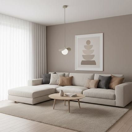 Lampada a sospensione con cavo RITUAL 1xG9/8W/230V beige
