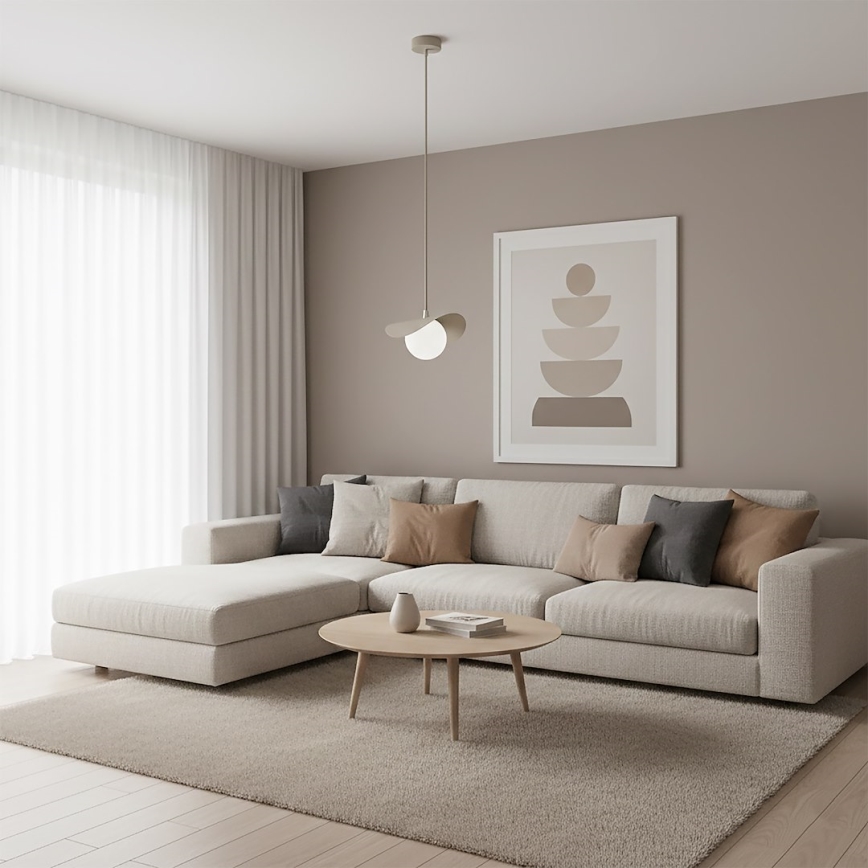 Lampada a sospensione con cavo RITUAL 1xG9/8W/230V beige