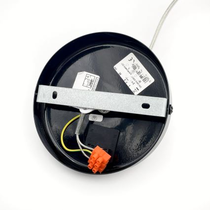 Lampada a sospensione con cavo ROSA 1xE27/60W/230V nero/grigio