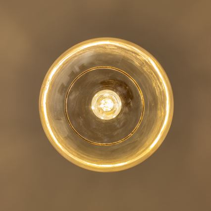 Lampada a sospensione con cavo SEVENTIES E27/60W/230V fumé/marrone