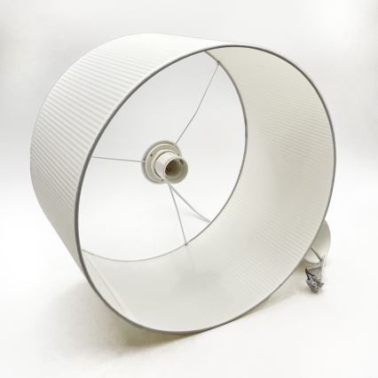 Lampada a sospensione con cavo SIRJA PLISADO 1xE27/15W/230V Ø 35 cm bianco