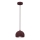 Lampada a sospensione con cavo SOOL 1xE27/15W/230V Ø 15 cm bordeaux