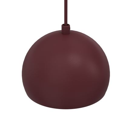 Lampada a sospensione con cavo SOOL 1xE27/15W/230V Ø 15 cm bordeaux