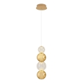 Lampada a sospensione CREMONA LED/7W/230V 3000K oro