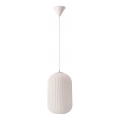 Lampada a sospensione CRESTO 1xE27/40W/230V bianca