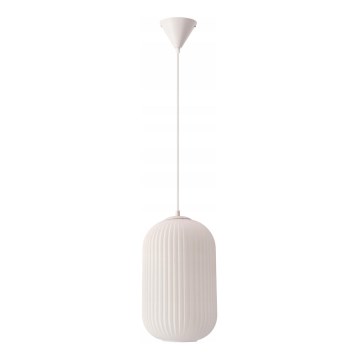Lampada a sospensione CRESTO 1xE27/40W/230V bianca