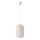 Lampada a sospensione CRESTO 1xE27/40W/230V bianca