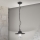 Lampada a sospensione da esterno EDWARD 1xE27/60W/230V IP44 nero