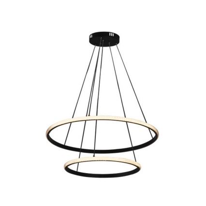 Lampadario LED dimmerabile a sospensione con cavo LED/55W/230V 3000-6500K Ø 60 cm + telecomando