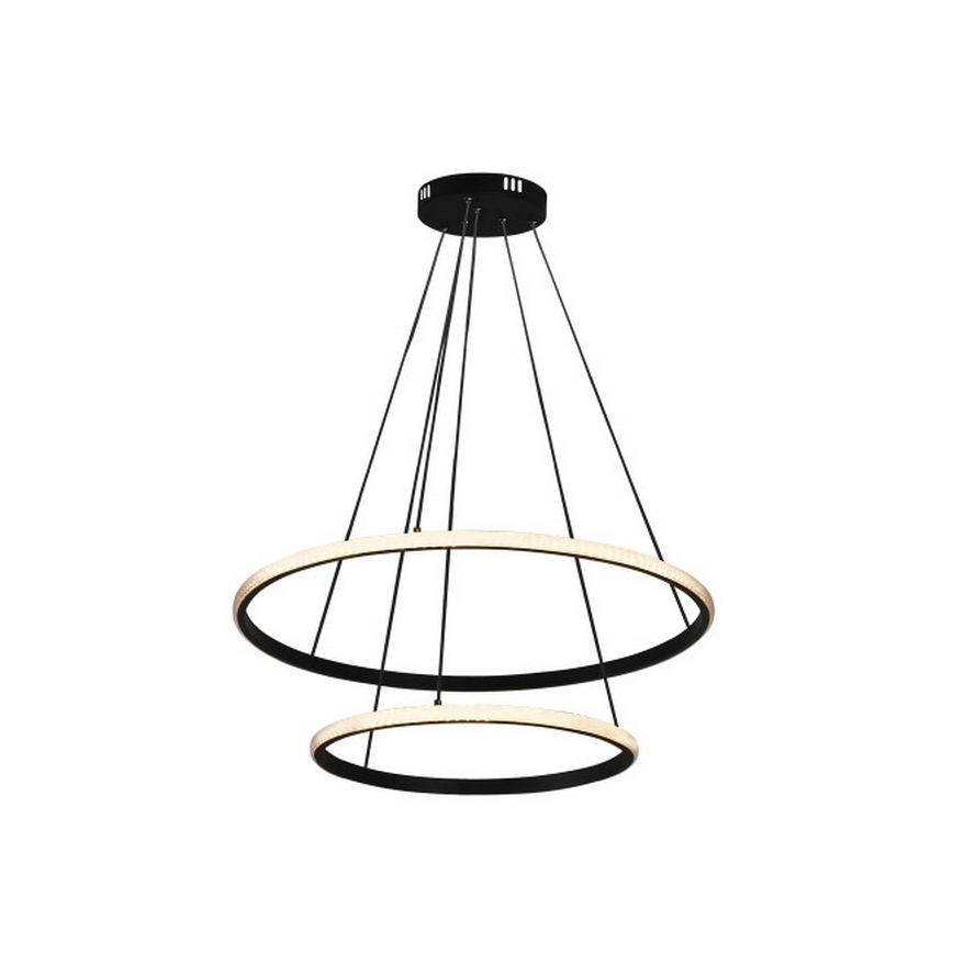 Lampadario LED dimmerabile a sospensione con cavo LED/55W/230V 3000-6500K Ø 60 cm + telecomando