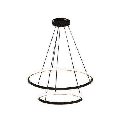 Lampadario LED dimmerabile a sospensione con cavo LED/55W/230V 3000-6500K Ø 60 cm + telecomando