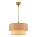Lampada a sospensione ECHO 1xE27/60W/230V beige