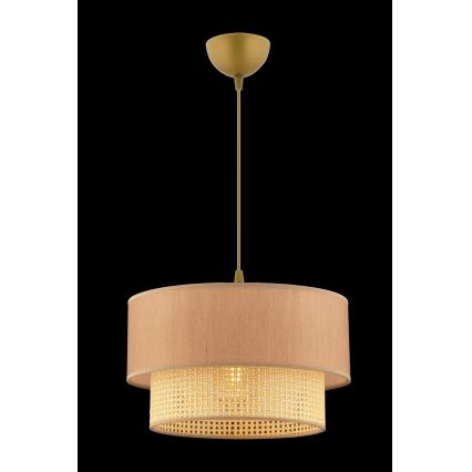Lampada a sospensione ECHO 1xE27/60W/230V beige