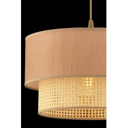 Lampada a sospensione ECHO 1xE27/60W/230V beige