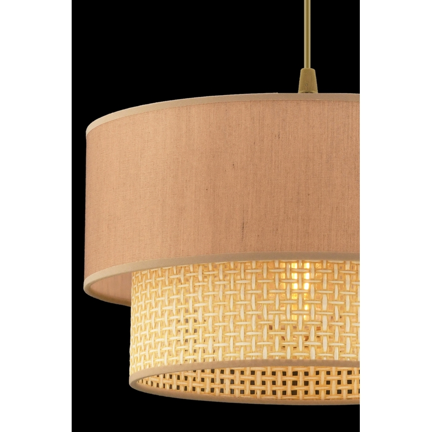 Lampada a sospensione ECHO 1xE27/60W/230V beige
